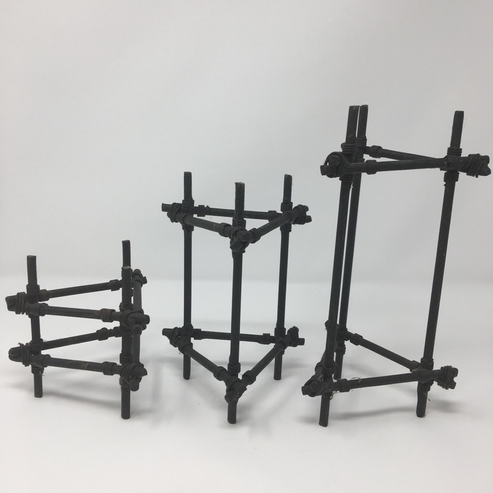 Metallic Candle Holder Display